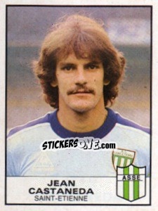 Sticker Jean Castaneda - Football France 1983-1984 - Panini