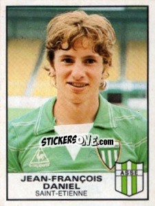 Sticker Jean-Francois Daniel - Football France 1983-1984 - Panini
