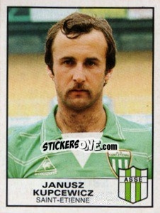 Sticker Janusz Kupcewicz - Football France 1983-1984 - Panini