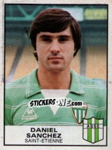 Figurina Daniel Sanchez - Football France 1983-1984 - Panini