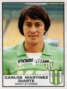 Cromo Carlos Martinez Diarte - Football France 1983-1984 - Panini