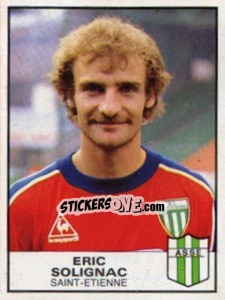 Figurina Eric Solignac - Football France 1983-1984 - Panini