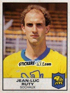 Sticker Jean-Luc Rut - Football France 1983-1984 - Panini