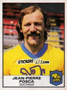 Sticker Jean-Pierre Posca - Football France 1983-1984 - Panini