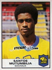 Figurina Santos Mutumbilia - Football France 1983-1984 - Panini