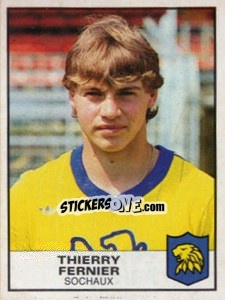 Cromo Thierry Fernier - Football France 1983-1984 - Panini