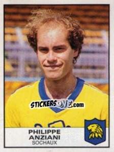 Sticker Philippe Anziani - Football France 1983-1984 n. 303 - Panini