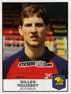 Sticker Gilles Rousset - Football France 1983-1984 - Panini