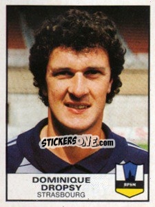 Sticker Dominique Dropsy - Football France 1983-1984 - Panini