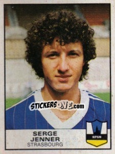 Sticker Serge Jenner - Football France 1983-1984 - Panini