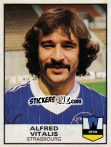 Sticker Alfred Vitalis - Football France 1983-1984 - Panini