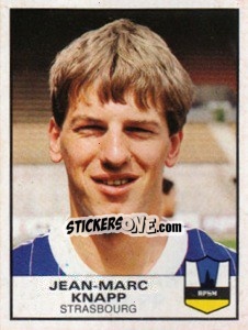 Cromo Jean-Marc Knapp