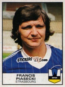 Sticker Francis Piasecki - Football France 1983-1984 - Panini