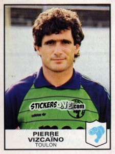 Cromo Pierre Vizcaino - Football France 1983-1984 - Panini