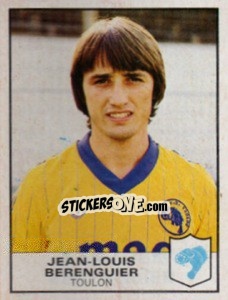 Figurina Jean-Louis Berenguier - Football France 1983-1984 - Panini