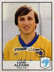 Figurina Luigi Alfano - Football France 1983-1984 - Panini