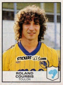 Figurina Roland Courbis - Football France 1983-1984 - Panini