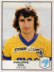 Figurina Philippe Col - Football France 1983-1984 - Panini