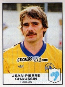Cromo Jean-Pierre Chaussin - Football France 1983-1984 - Panini
