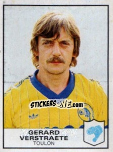 Figurina Gerard Verstraete - Football France 1983-1984 n. 338 - Panini