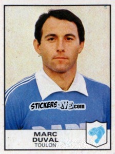 Figurina Marc Duval - Football France 1983-1984 - Panini