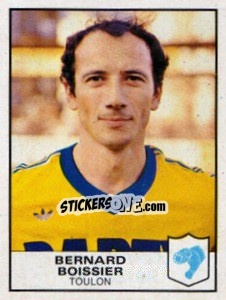 Cromo Bernard Boissier - Football France 1983-1984 - Panini