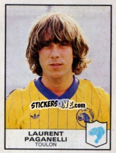 Sticker Laurent Paganelli - Football France 1983-1984 - Panini