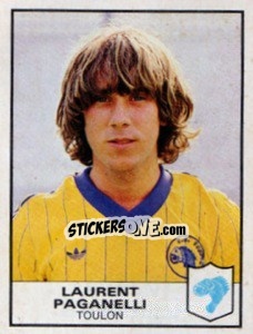 Sticker Laurent Paganelli - Football France 1983-1984 n. 343 - Panini