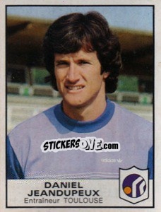 Sticker Daniel Jeandupeaux - Football France 1983-1984 - Panini