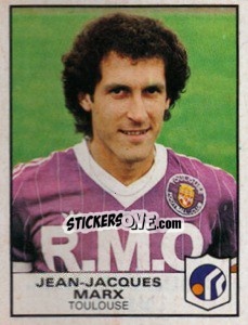 Cromo Jean-Jacques Marx - Football France 1983-1984 - Panini