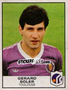 Cromo Gerard Soler - Football France 1983-1984 - Panini