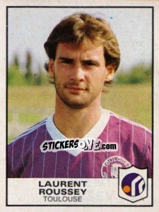 Cromo Laurent Roussey - Football France 1983-1984 - Panini