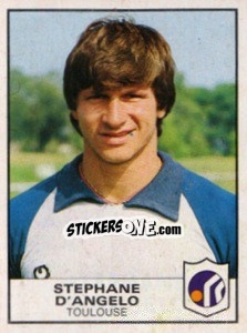 Sticker Stephane D'Angelo - Football France 1983-1984 - Panini