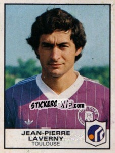 Cromo Jean-Pierre Laverny - Football France 1983-1984 - Panini