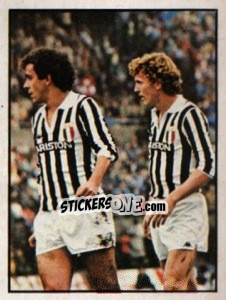Sticker Michel Platini - Football France 1983-1984 n. 370 - Panini