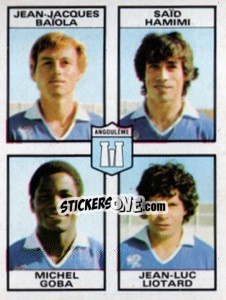 Sticker Jean-Jacques Baiola / Said Hamimi / Michel Goba / Jean-Luc Liotard