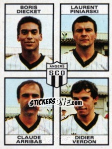 Sticker Boris Diecket / Laurent Piniarski / Claude Arribas / Didier Verdon