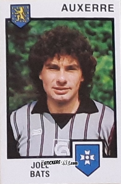 Figurina Joel Bats - Football France 1984-1985 n. 3 - Panini