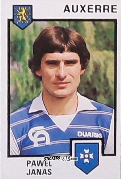 Sticker Pawel Janas - Football France 1984-1985 n. 6 - Panini