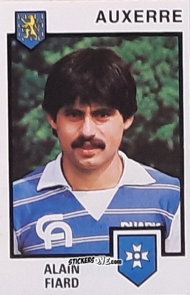 Sticker Alain Fiard - Football France 1984-1985 n. 9 - Panini