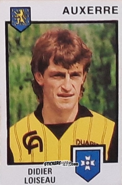 Figurina Didier Loiseau - Football France 1984-1985 n. 15 - Panini