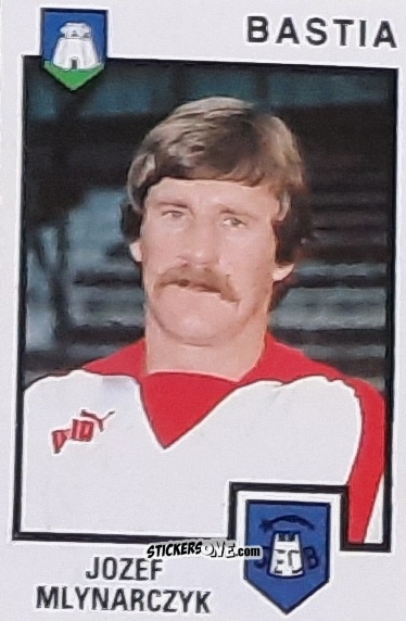 Sticker Jozef Mlynarczyk - Football France 1984-1985 n. 18 - Panini