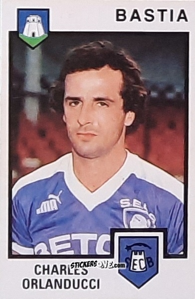 Sticker Charles Orlanducci - Football France 1984-1985 n. 21 - Panini