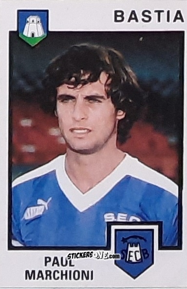 Sticker Paul Marchioni - Football France 1984-1985 n. 22 - Panini