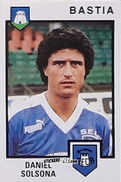 Cromo Daniel Solsona - Football France 1984-1985 n. 27 - Panini