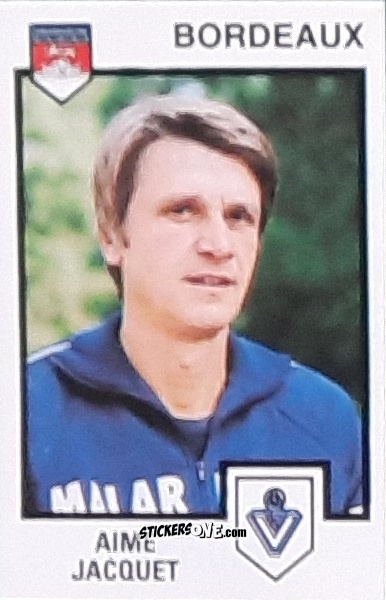 Sticker Aime Jacquet - Football France 1984-1985 n. 32 - Panini