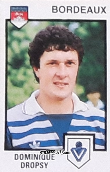 Sticker Dominique Dropsy - Football France 1984-1985 n. 33 - Panini