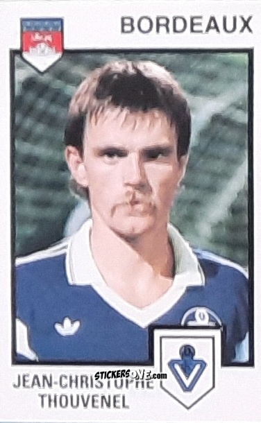 Sticker Jean-Christophe Thouvenel - Football France 1984-1985 n. 34 - Panini