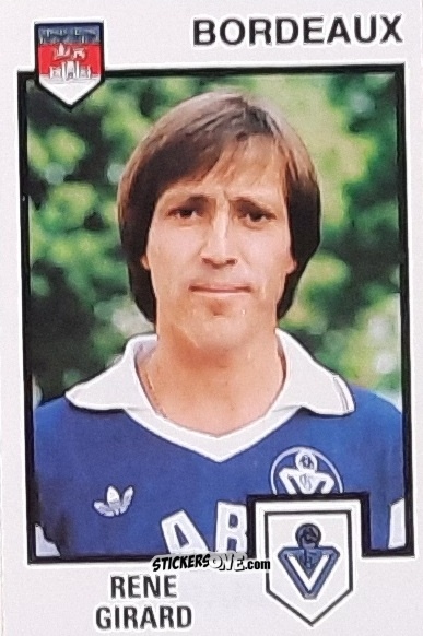 Figurina Rene Girard - Football France 1984-1985 n. 39 - Panini