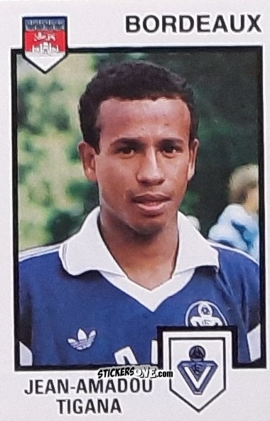 Sticker Jean-Amadou Tigana - Football France 1984-1985 n. 40 - Panini